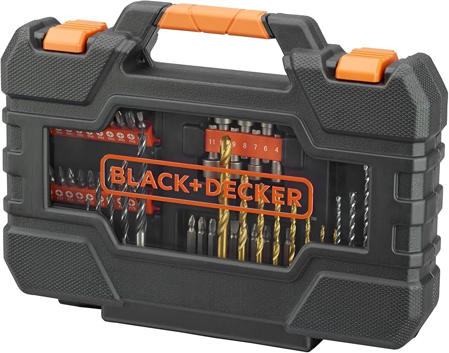 Amazon.com: BLACK+DECKER A7231-XJ Easy Grip Drill Set - Black, 76
